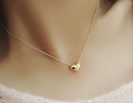 Gold Heart Necklace
